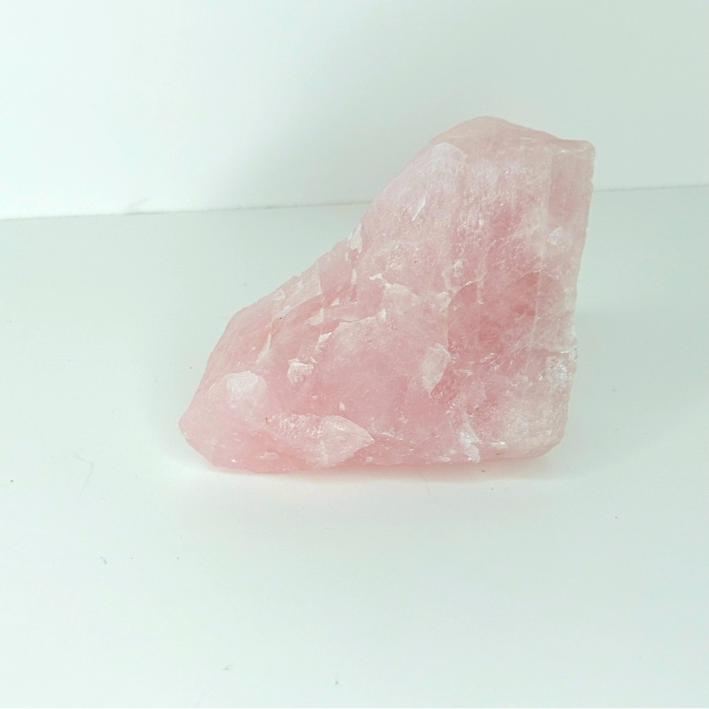 Natural Rough Rose Quartz Chunk Stone of Universal Love Positive Energy